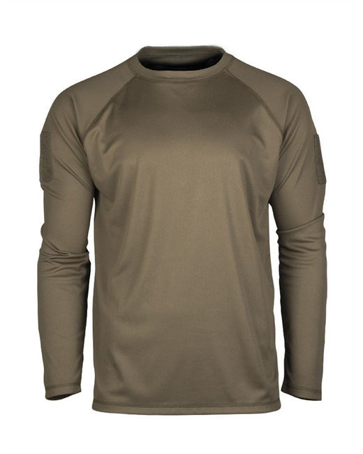 QUICK-DRYING LONG-SLEEVED TACTICAL SHIRT - Mil-Tec - OD