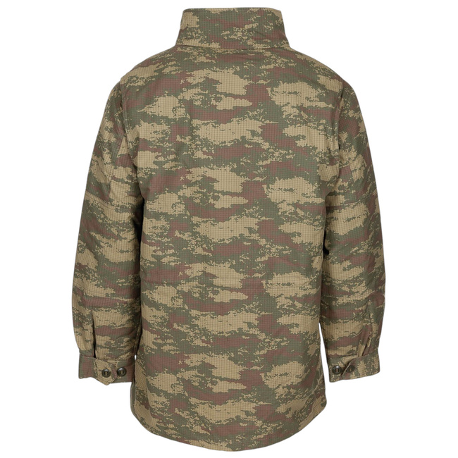 TEREP PARKA KABÁT BÉLÉSSEL - MODELL M2008 - RIP STOP - KATONAI TÖBBLET TÖRÖK HADSEREG - TEREPSZÍNŰ - HASZNÁLT - HASZNÁLT