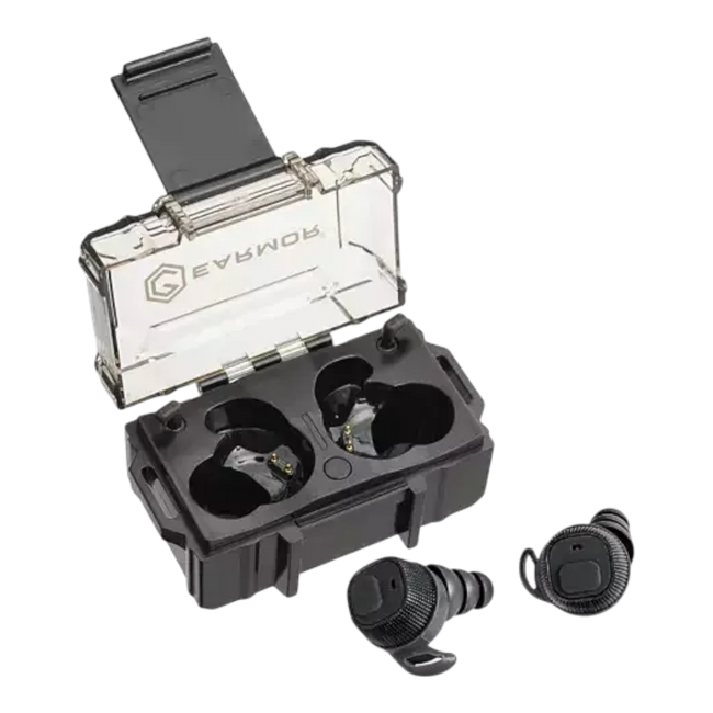 ELECTRONIC EARPLUGS FOR HEARING PROTECTION - M20 - EARMOR - BLACK