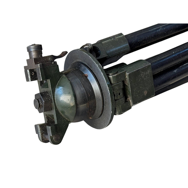 SZTEREOSZKÓPOS TÁVOLSÁGMÉRŐ FÉM SZÁLLÍTÓDOBOZZAL, MÉRŐRÚDDAL ÉS ÁLLVÁNNYAL-        - WWII - VALÓDI RÓMAI KATONAI FELESLEG - DECO/JÓ ÁLLAPOTBAN