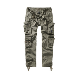Pure Slim Fit férfi cargo nadrág - Olivazöld - Brandit
