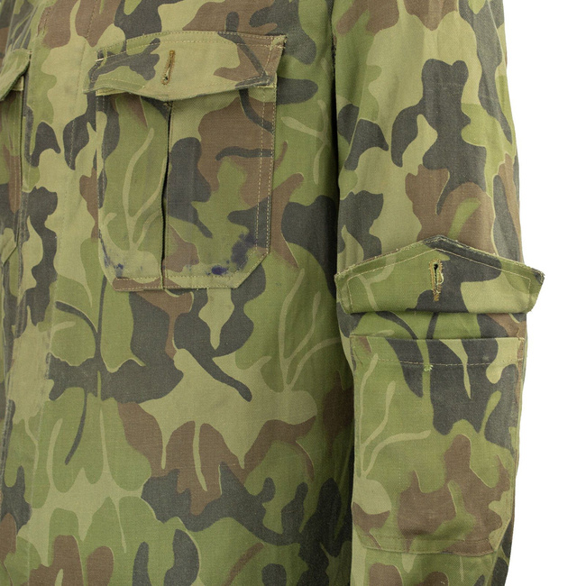 Romanian "mozaic" camo shirt, 1990's era, Romanian Army Surplus - Used