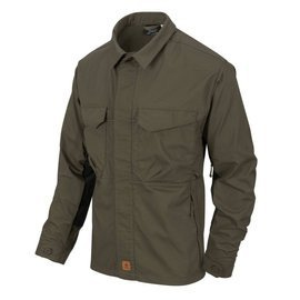 LONG SLEEVE SHIRT - "WOODSMAN®" - Helikon Tex® - TAIGA GREEN/BLACK