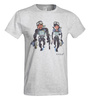 PRINTED T-SHIRT - NAVY SEAL TEAM COUPLE - D.FIVE - GREY