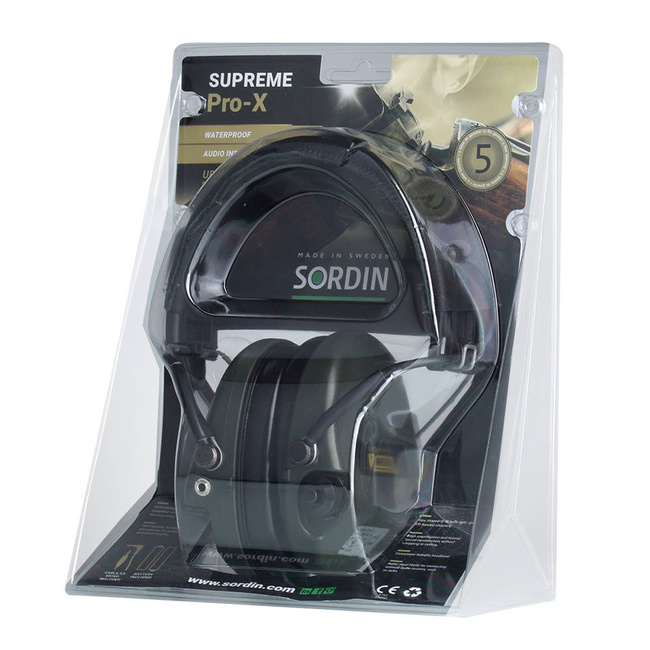 Supreme Pro-X fülvédő - Zöld - 75302-X/L-S - Sordin