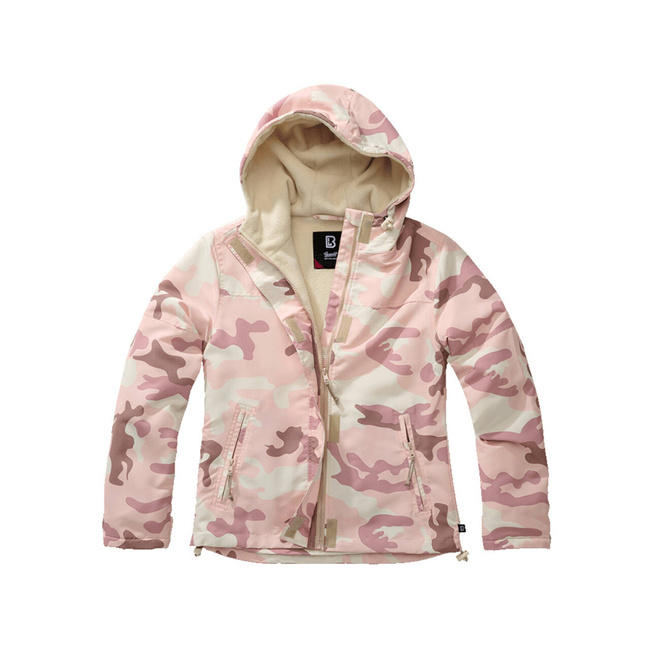 NŐI KABÁT - FRONTZIP SZÉLKABÁT -  CANDY CAMO - BRANDIT