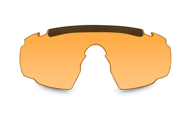 BALLISTIC SUNGLASSES - SABER ADVANCED - WILEY X - GREY/CLEAR/LIGHT RUST - Frame Matte Tan 