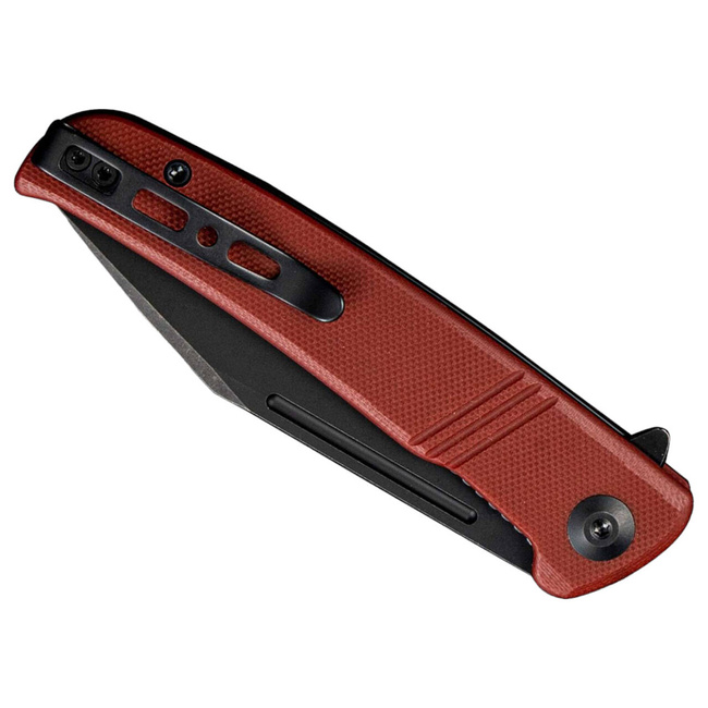 POCKET KNIFE - "SENCUT Brazoria G10 Burgundy Black" - Böker