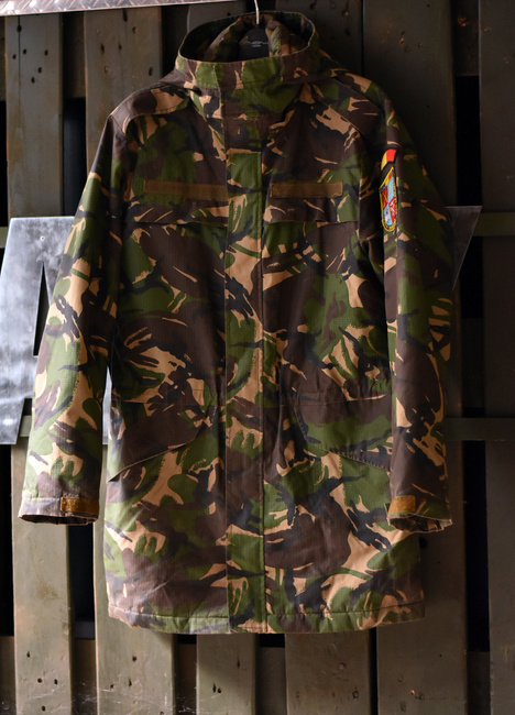 TÉLI PARKA - VÍZÁLLÓ - STEPPELT - ROMÁN KATONAI FELESLEG - HASZNÁLT