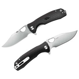 Honey Badger - BLACK - LARGE - CLIPPOINT POCKET KNIFE