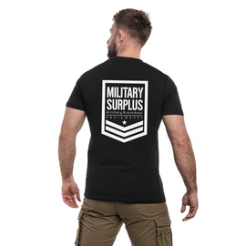 ALAP MAGNUM PÓLÓ "MILITARY SURPLUS" FELIRATTAL - FEKETE
