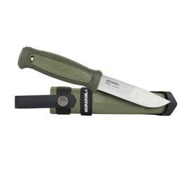 FIX PENGÉJŰ KÉS - KANSBOL MULTI-MOUNT- ROZSDAMENTES ACÉL - MORAKNIV® - OLÍVA ZÖLD