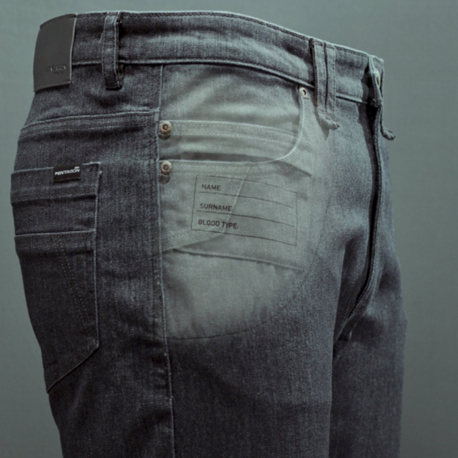 Tactical Pants - Jeans - JASON - PENTAGON - Raw - Length 32