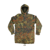 PARKA JACKET - MILITARY SURPLUS FROM THE GERMAN ARMY - FLECKTARN CAMO - USED