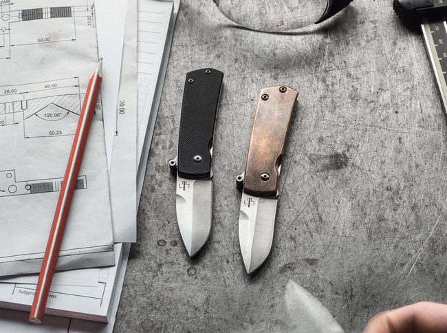 AUTOMATIC KNIFE SHAMSHER COPPER - BOKER PLUS