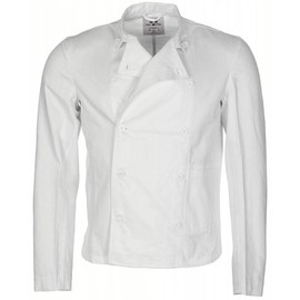 SZAKÁCS KABÁT - FEHÉR - SVÉD KATONAI FELESLEG - MINT ÚJ