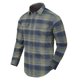 SZÜRKE ING - BLAST BLUE PLAID - HELICON
