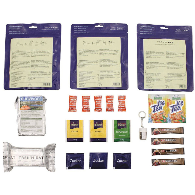 Napi adag csomag,"Typ IV" Trek 'n Eat
