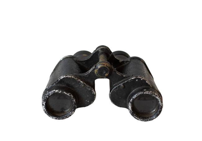 MILITARY BINOCULARS 8x30 IOR - ROMANIAN ARMY SURPLUS - NOT USABLE