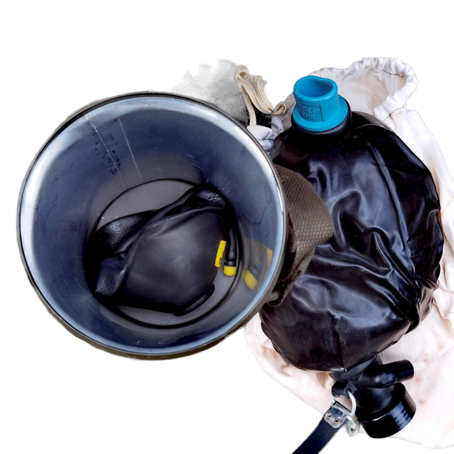 Vintage orvosi lélegeztetőgép - Gyűjteményi darab - Ruben ballon - román hadsereg feleslege