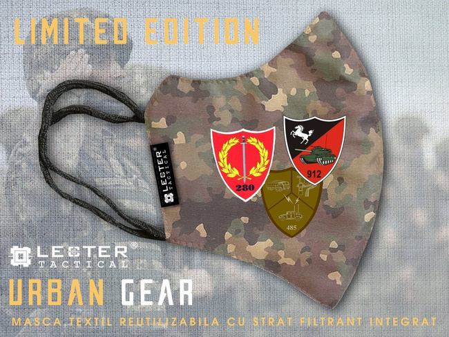 MASCA COMBAT PERSONALIZATA - REUTILIZABILA - LECTER TACTICAL