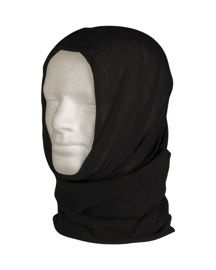 Fekete többfunkciós fejpántok / fleece