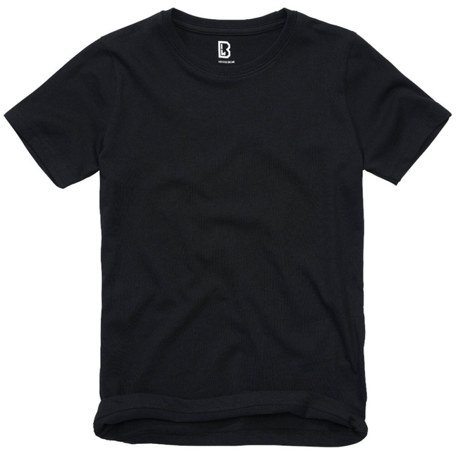 KIDS COTTON T-SHIRT - BLACK - BRANDIT