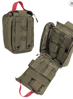 TASAK, LÉZERVÁGOTT IFAK TÁSKA ELSŐSEGÉLYCSOMAGHOZ - Mil-Tec® - OD