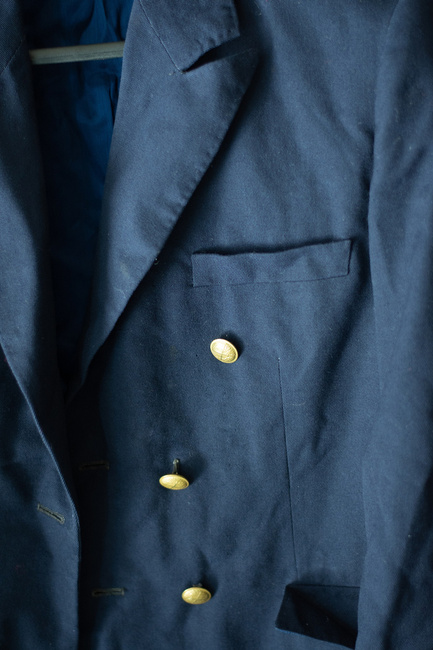 Ceremonial uniform - Romanian military surplus - Navy blue - Used