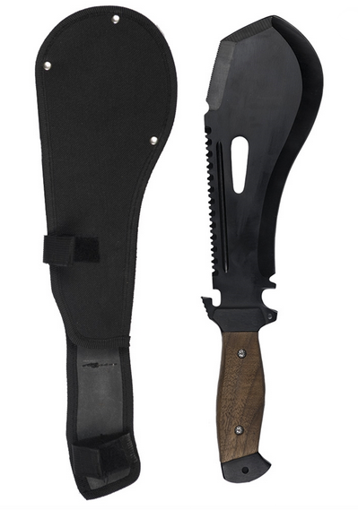BOLO MACHETE FŰRÉSSZEL, SZERSZÁMOKKAL ÉS HÜVELYBEN