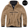 TEDDYFLEECE WORKER PULLOVER - CAMEL - BRANDIT