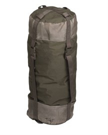 NAGY KOMPRESSZIÓS ZSÁK - OD - KATONAI FELESLEG BELGA HADSEREG - HASZNÁLT