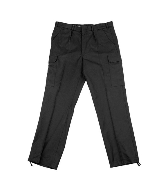 FW UNIFORM PANTS - VIRGIN WOOL - DARK BLUE - GERMAN MILITARY SURPLUS - USED