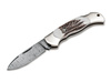 POCKET KNIFE JUNIOR SCOUT SPEARPOINT DAMASCUS - BOKER PLUS