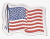 TAPASZ FLYING UNITED STATES FLAG 65 x 85 MM