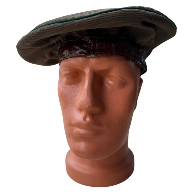 RITKA TISZTI BARETT - HEGYI VADÁSZOK - KATONAI FELESLEG ROMÁN HADSEREG - ZÖLD BARNA/FEKETE PÁNTTAL - JÓ ÁLLAPOTÚ