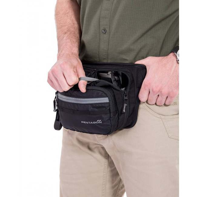 HIP BAG - RUNNER - Pentagon - BLACK