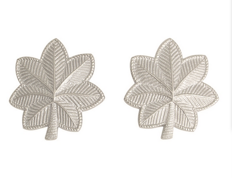 US Lt. Colonel Silver Rank Insignia