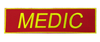 Emblema MEDIC-SMURD spate-vernil-neon cu aplicare termica