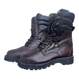 PROFESSIONAL COMBAT BOOTS - ROMANIAN ARMY MILITARY SURPLUS - BROWN - LIKE NEW