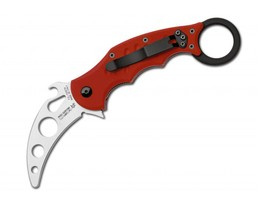 ÖSSZECSUKHATÓ GYAKORLÓ KÉS - "KARAMBIT" - FOX KNIVES® - PIROS
