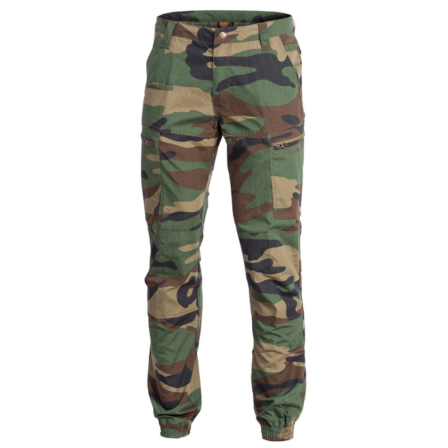 RIP-STOP PANTS - YPERO - PENTAGON - WOODLAND - LENGTH 30 INCH