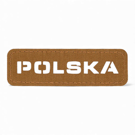 JELVÉNY POLSKA 25 x 80 MM LASER CUT - COYOTE - M-TAC