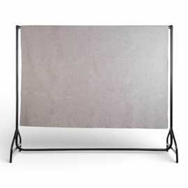 Wool Blanket - 175 × 150 cm - Light Grey