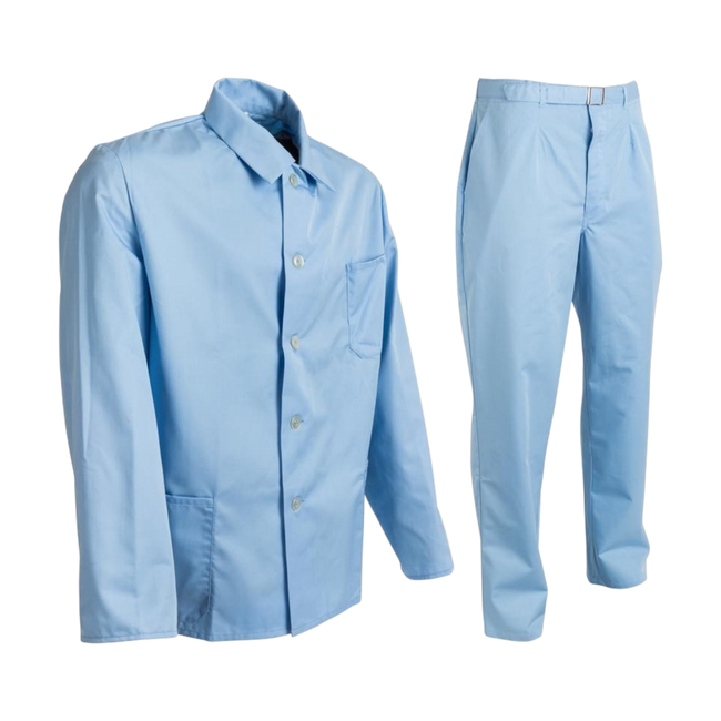 Kórházi munkaruhák - német hadsereg feleslege - kék - újszerű állapotú