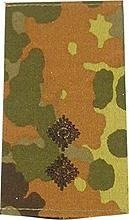 EMBLÉMA - GERMAN ARMY FLECKTARN CAMO/BLACK SHOULDER LOOPS ´OBERLEUTNANT´