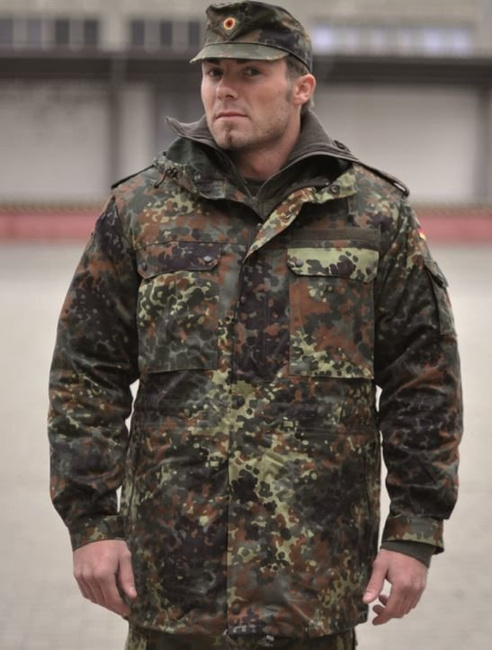 Eredeti német Flecktarn katonai zubbony