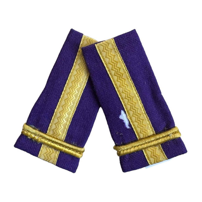 OFFICER RANKS, QUARTERMASTER - MAJOR WITHOUT A MARK, PURPLE CITY - MILITARY SURPLUS ROMANIAN ARMY - USED