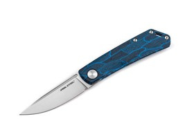 ZSEBKÉS LUNA DAMASZKUSZI G10 - VILÁGOSKÉK - BOKER EXCLUSIVE