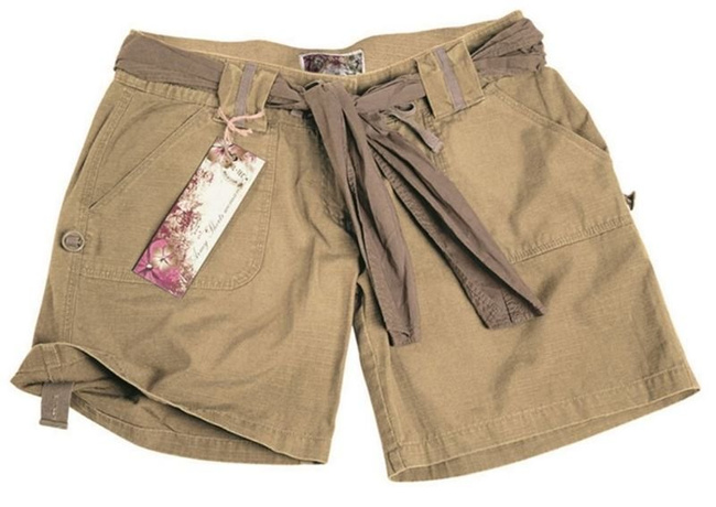 Khaki ARMY SHORTS WOMAN